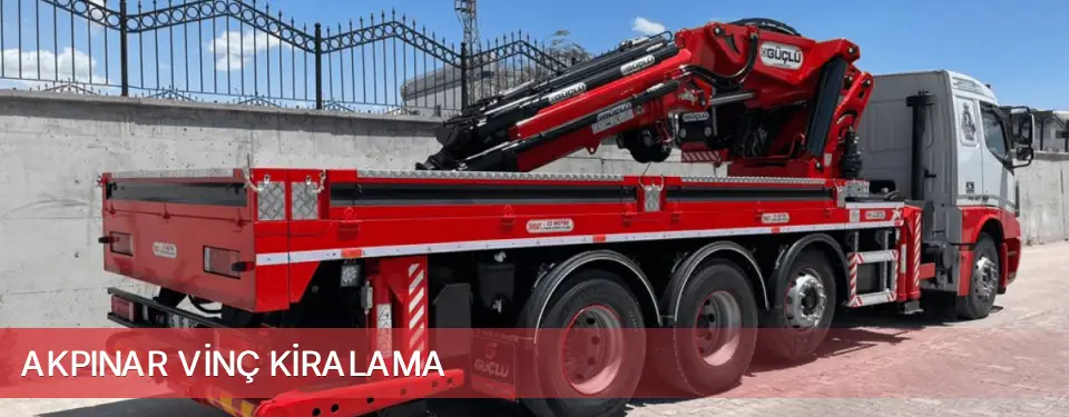 Akpınar İlçemi Vinç Kiralama